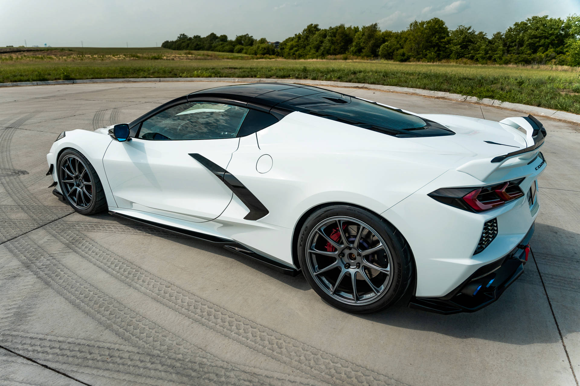 Side Skirts Diffusers Chevrolet Corvette C8