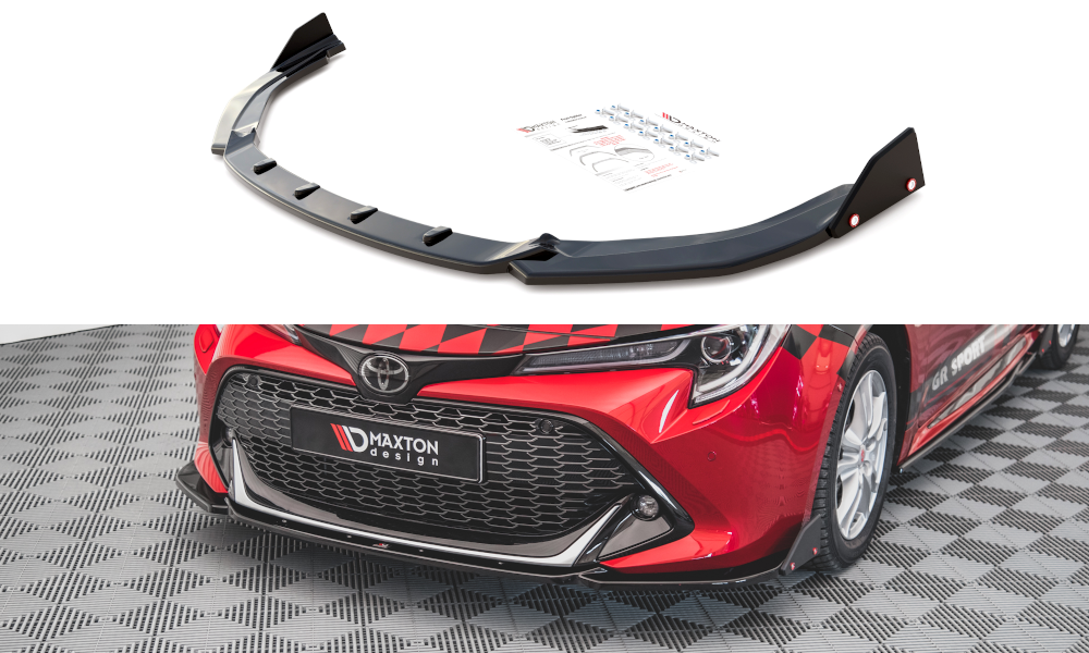 Front Splitter V.1 + Flaps Toyota Corolla GR Sport XII