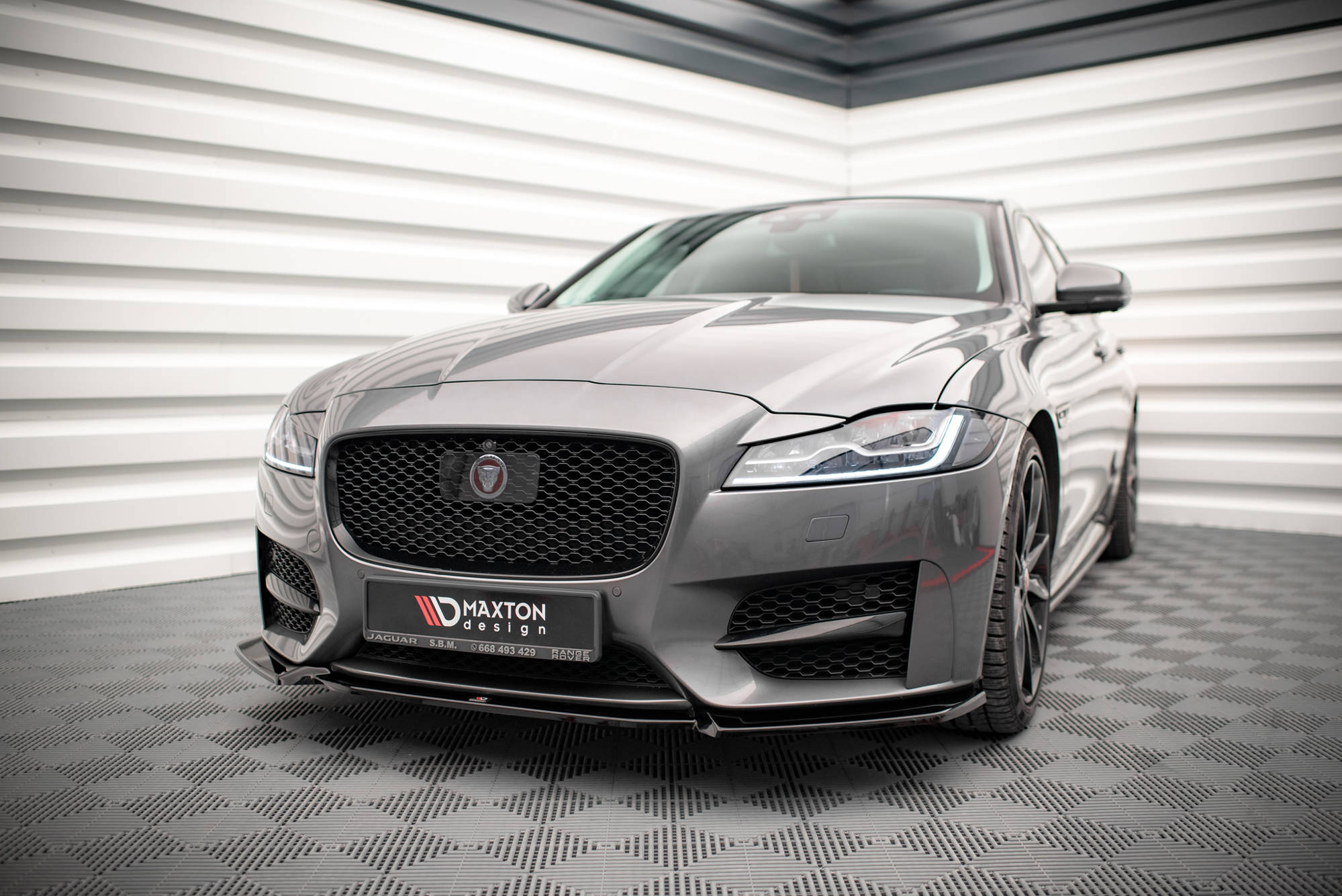 Front Splitter V.2 Jaguar XF R-Sport Mk2