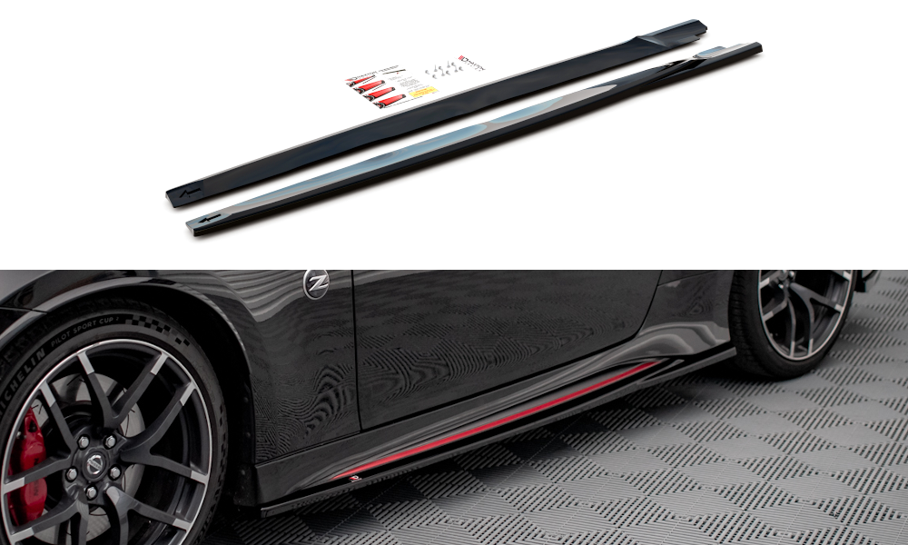 Side Skirts Diffusers V.2 Nissan 370Z Nismo Facelift