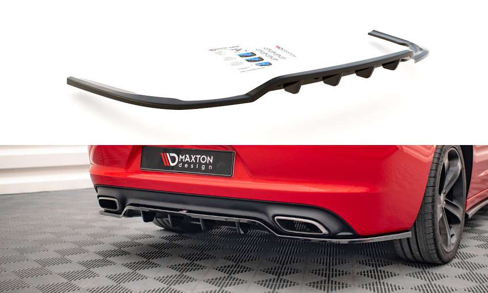 Central Rear Splitter (with vertical bars) Dodge Charger RT Mk7 Facelift