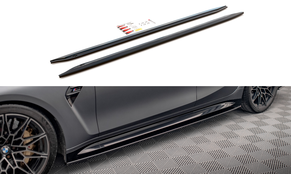 Side Skirts Diffusers V.1 BMW M3 Sedan / Touring G80 / G81