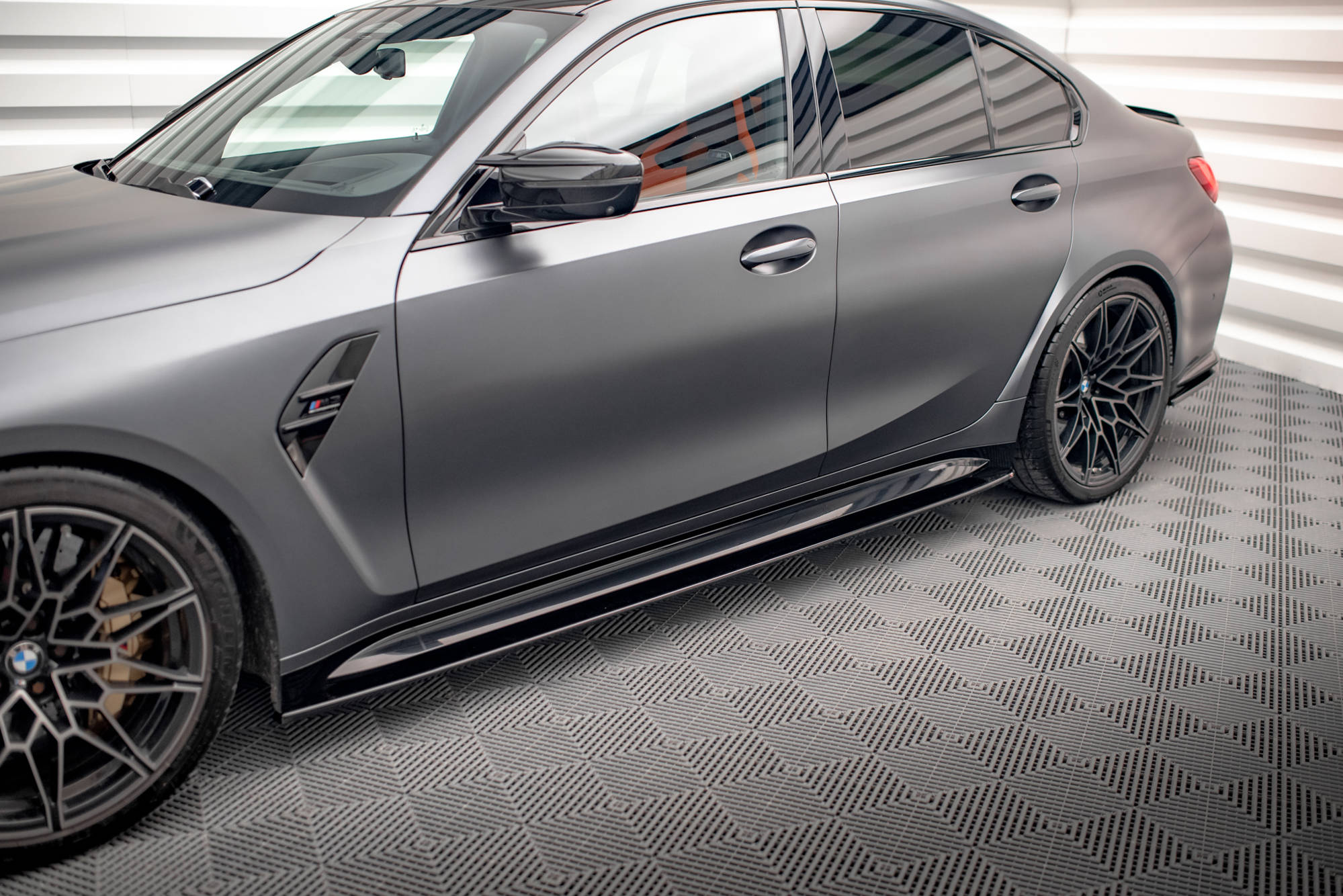 Side Skirts Diffusers V.1 BMW M3 Sedan / Touring G80 / G81