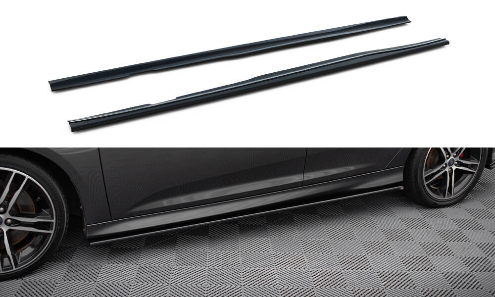 Side Skirts Diffusers Ford Focus ST / ST-Line Mk3 / Mk3 FL Hatchback / Estate