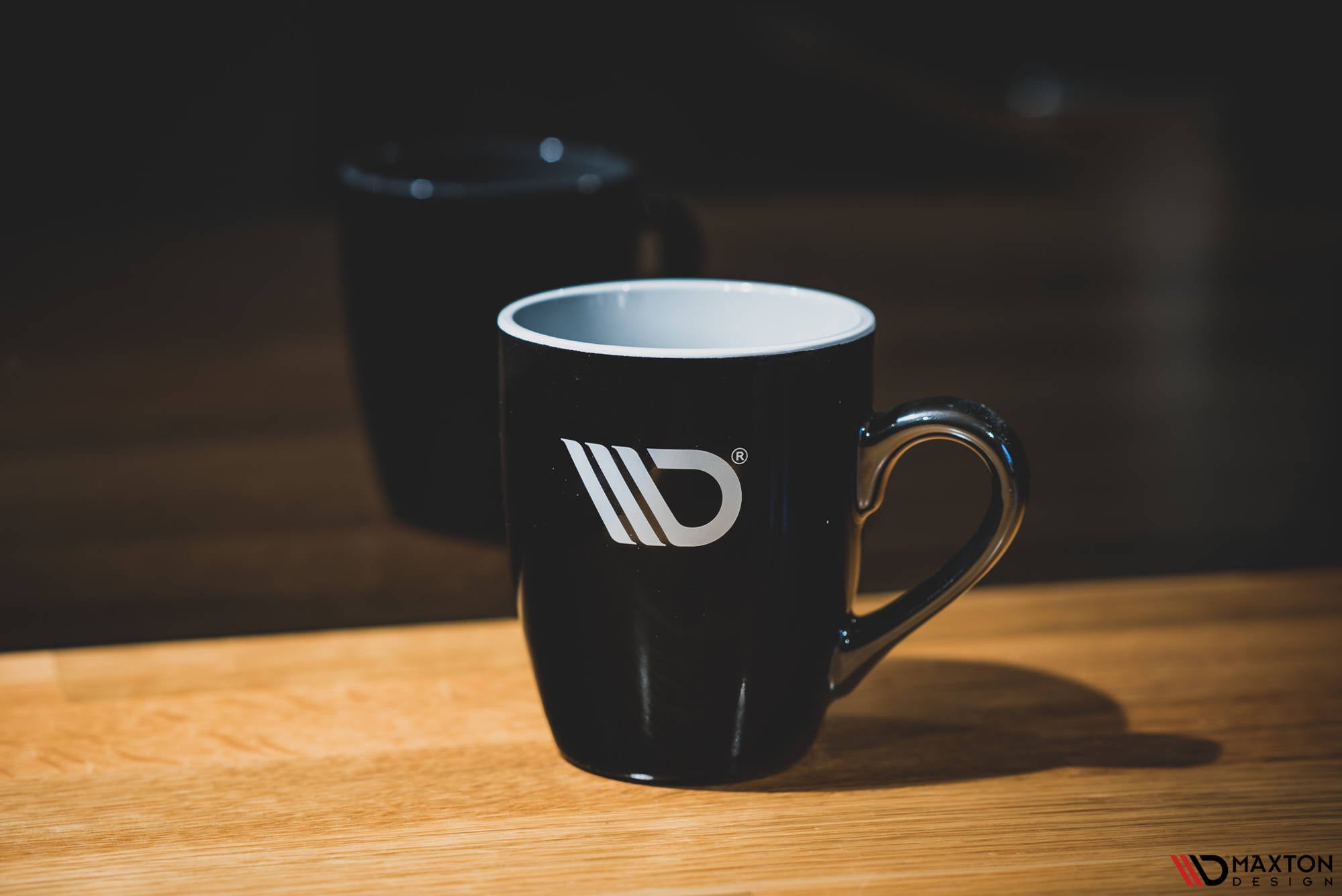 Black Maxton Design Mug