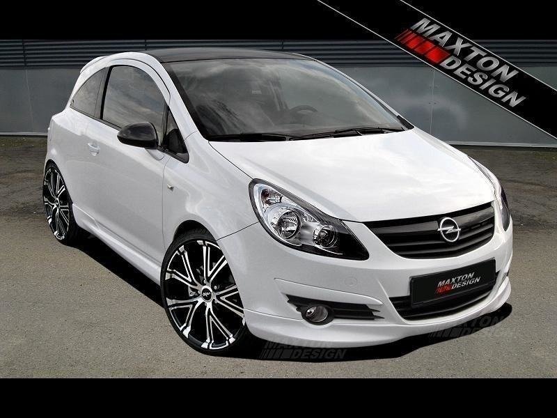 FRONT BUMPER SPOILER OPEL CORSA D (PREFACE)