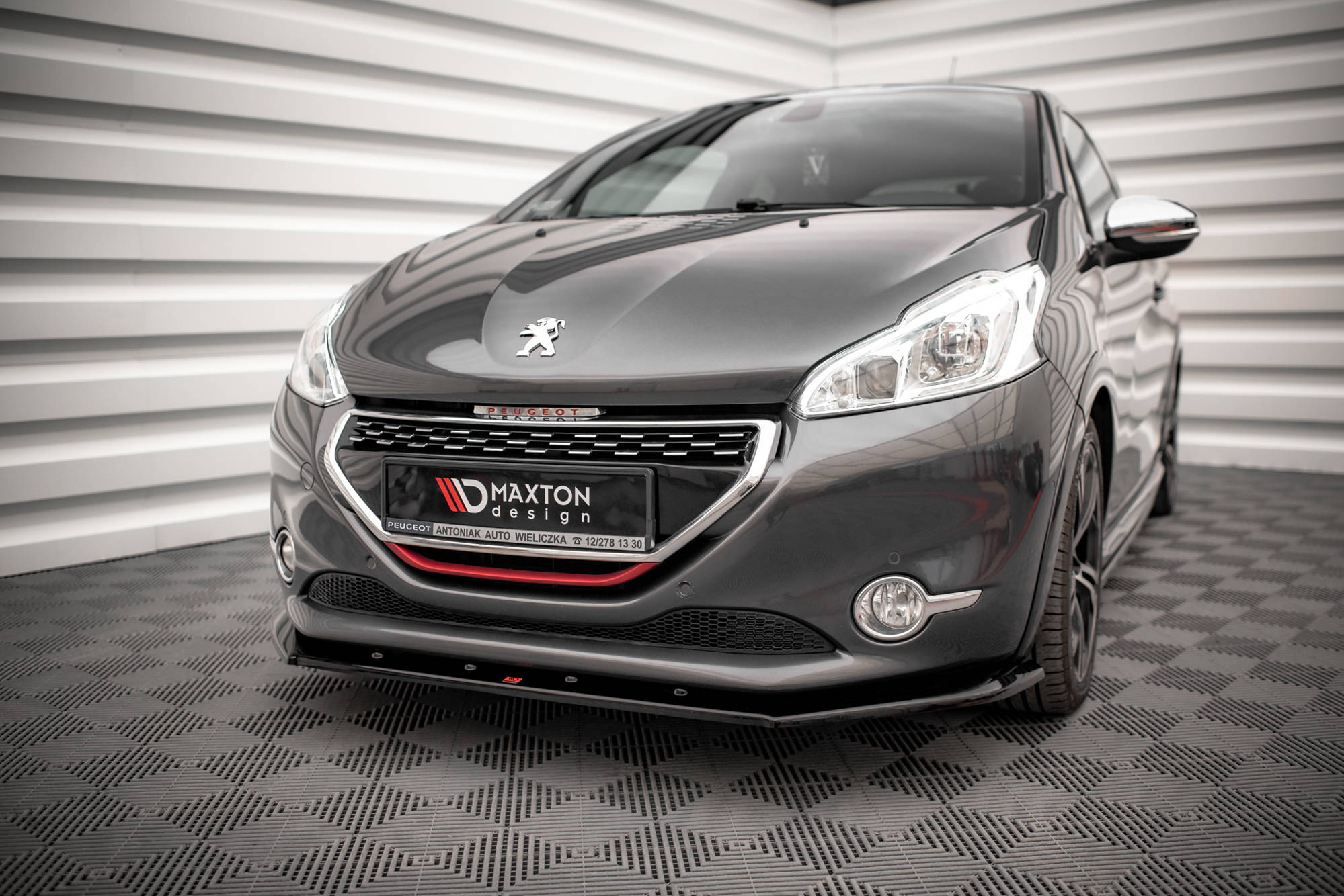 Front Splitter V.1 Peugeot 208 GTi Mk1