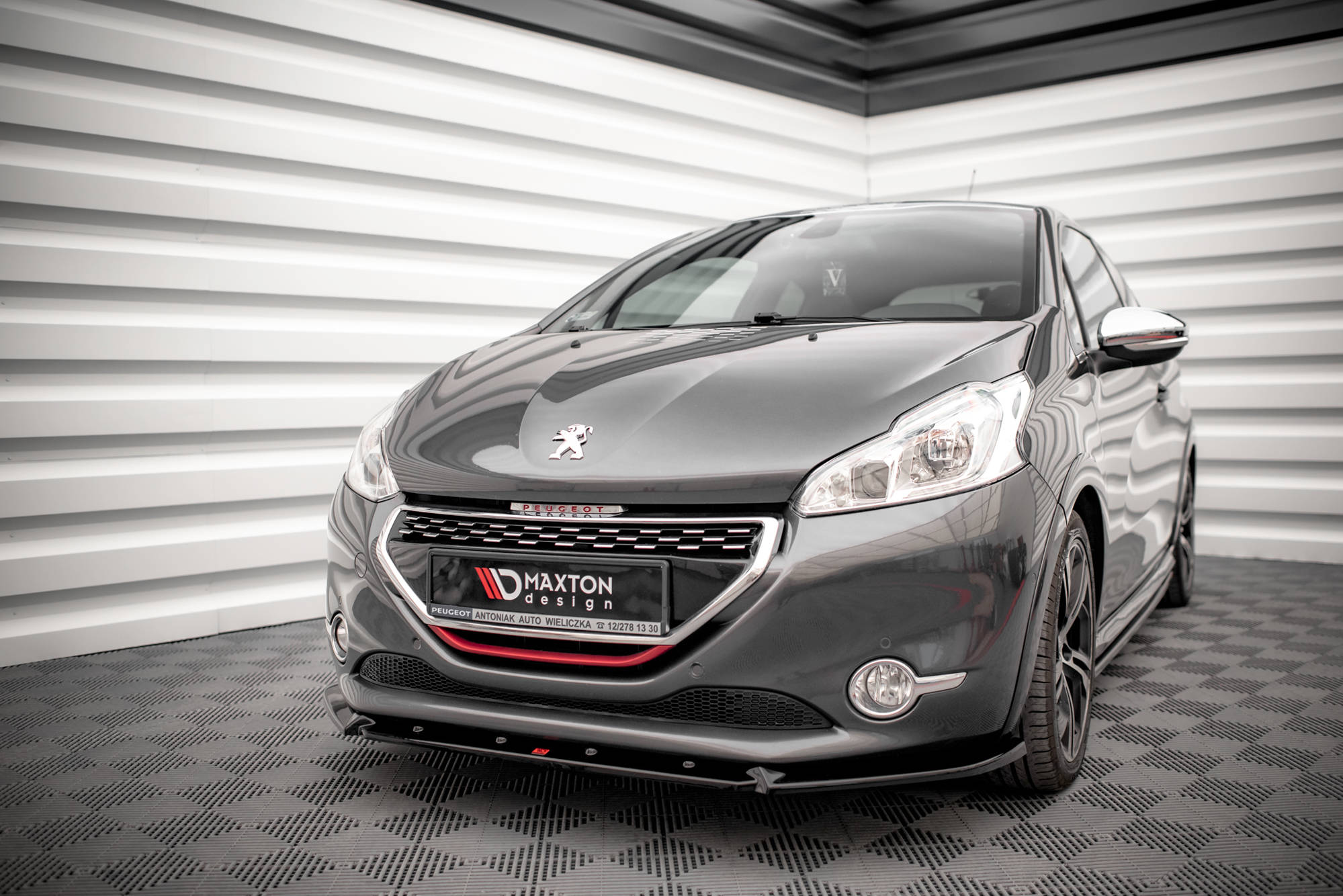 Front Splitter V.2 Peugeot 208 GTi Mk1