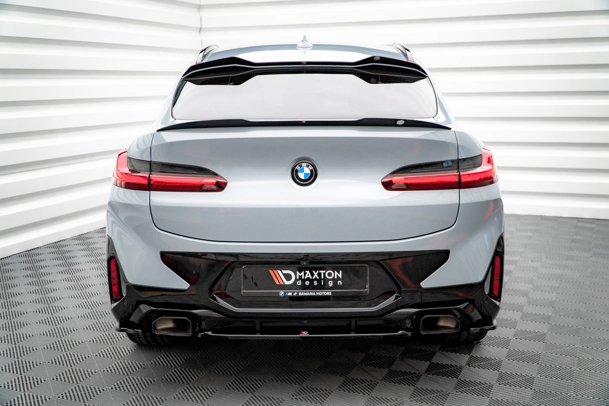 Central Rear Splitter for BMW X4 M-Pack G02 Facelift