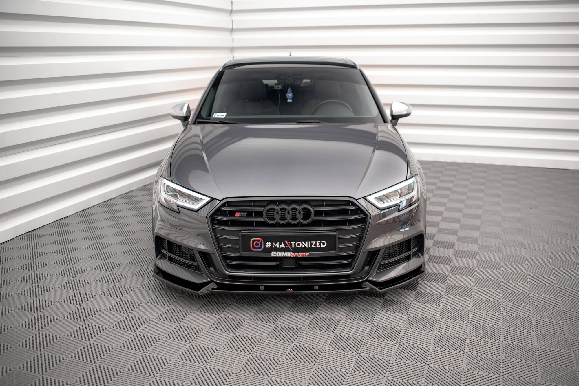 Front Splitter V.1 Audi S3 / A3 S-Line Sportback 8V Facelift