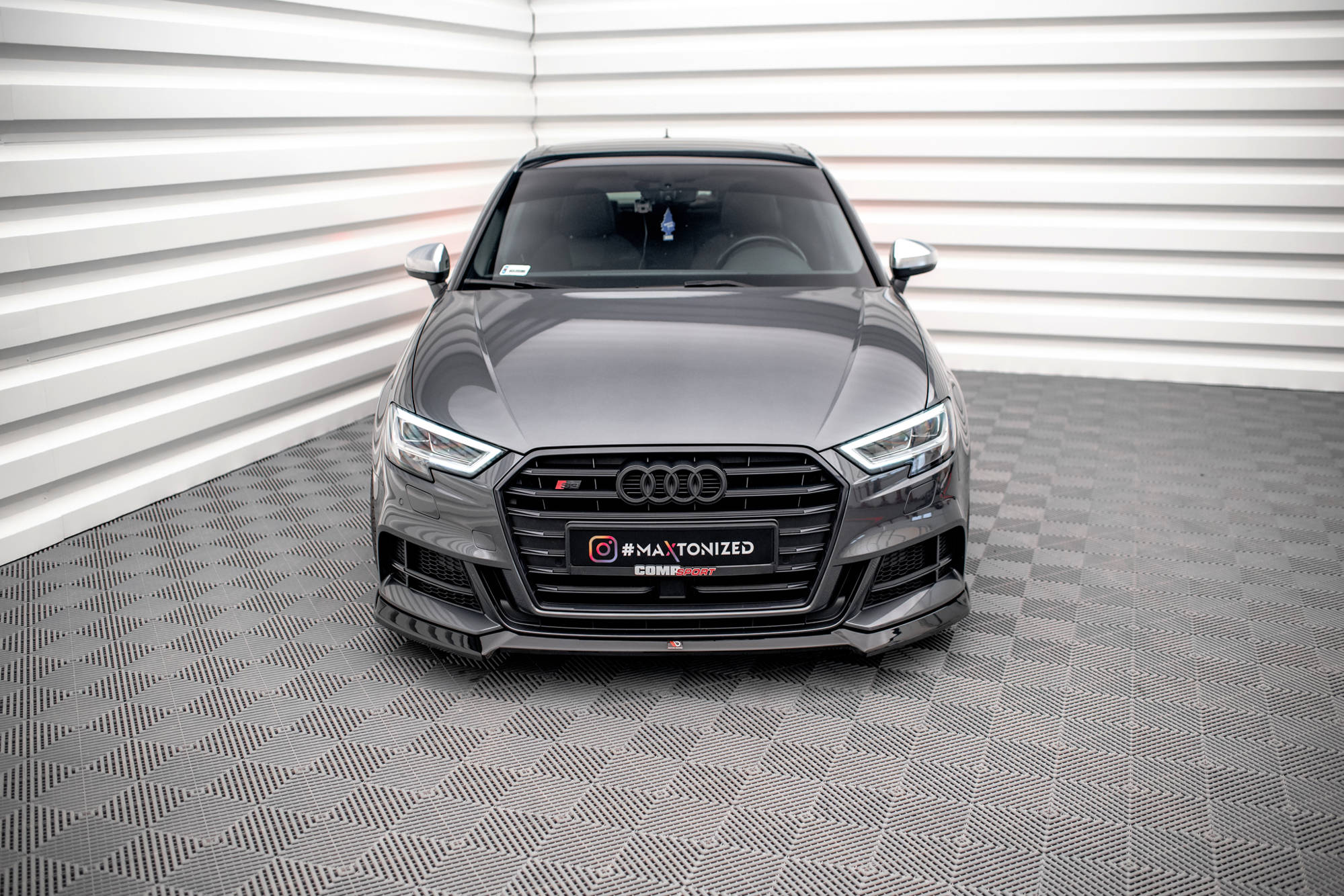 Front Splitter V.3 Audi S3 / A3 S-Line Sportback 8V Facelift