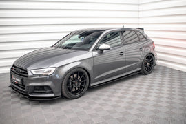 Side Skirts Diffusers Audi S3 / A3 S-Line Sportback 8V Facelift - 0