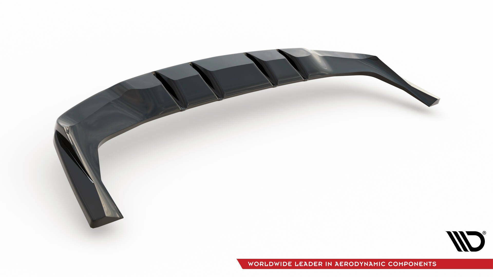 Rear Splitter (with vertical bars) Mercedes-Benz GLE Coupe AMG-Line C167 / C167 Facelift