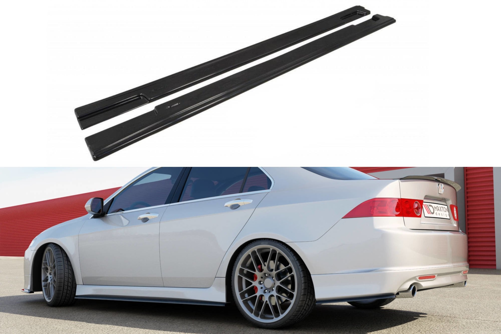 SIDE SKIRTS DIFFUSERS HONDA ACCORD VII TYPE-S