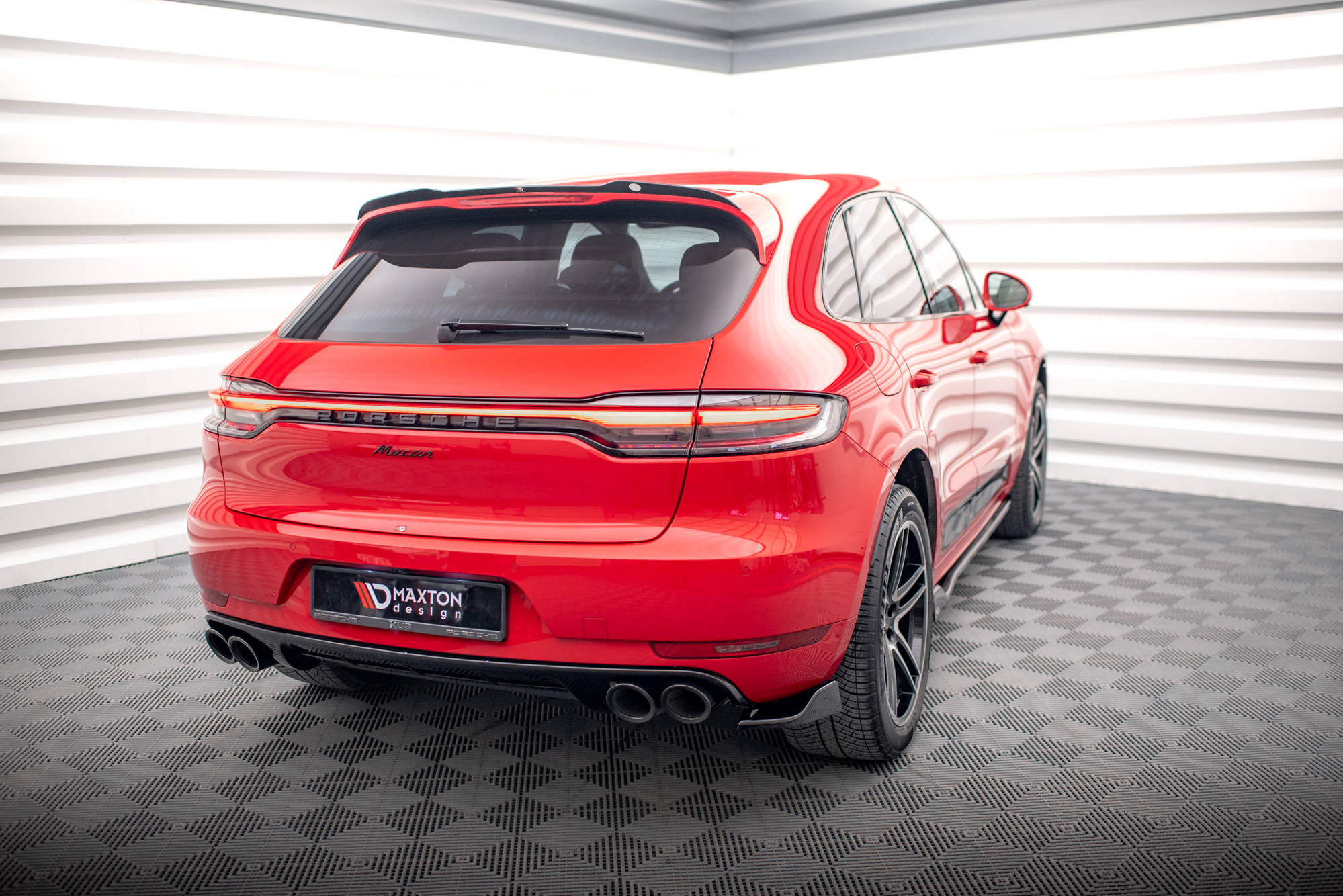 Rear Side Splitters Porsche Macan Mk1 Facelift