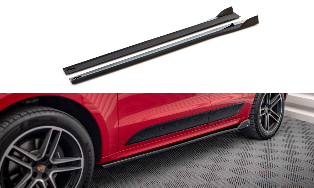 Side Skirts Diffusers Porsche Macan GTS / Sport Design Mk1 