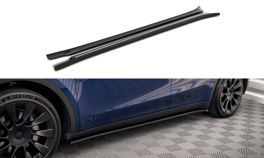 Side Skirts Diffusers V.2 Tesla Model Y