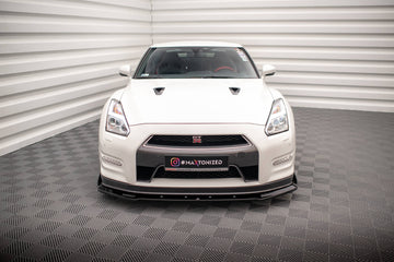 Front Splitter + Flaps Nissan GTR R35 Facelift - 0
