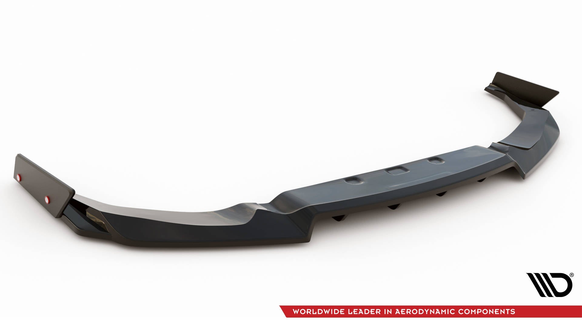 Central Rear Splitter + Flaps for Nissan GTR R35 Facelift