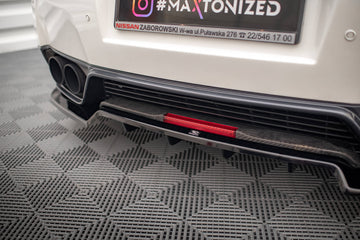 Rear Splitter + Flaps for Nissan GTR R35 Facelift - 0