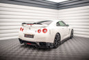 Rear Splitter + Flaps for Nissan GTR R35 Facelift-3
