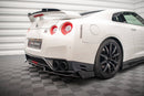Rear Splitter + Flaps for Nissan GTR R35 Facelift-4