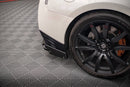 Rear Splitter + Flaps for Nissan GTR R35 Facelift-5