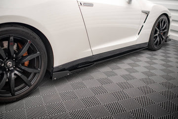 Side Skirts Diffusers + Flaps Nissan GTR R35 Facelift - 0