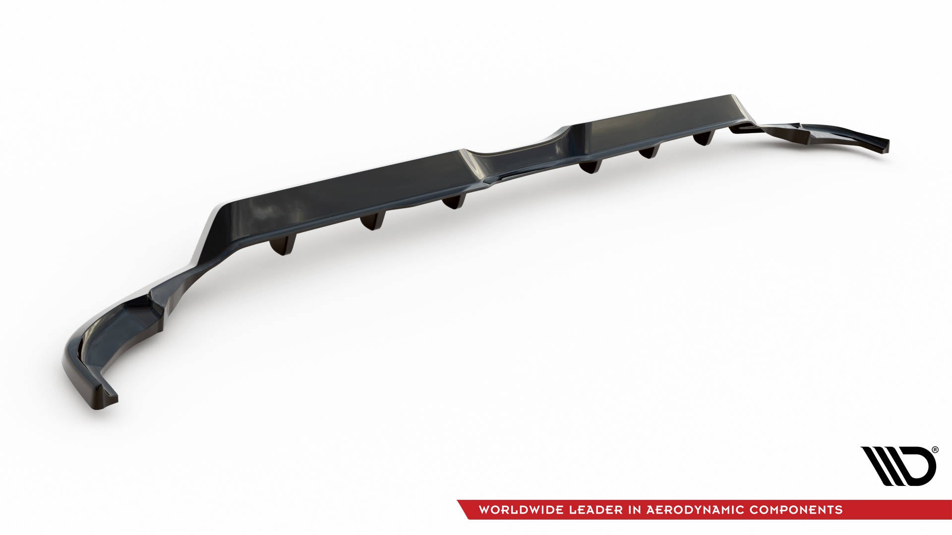 Central Rear Splitter (with vertical bars) V.2 Toyota Yaris Mk4