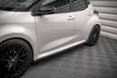Side Skirts Diffusers  V.1 + Flaps Toyota Yaris Mk4-4