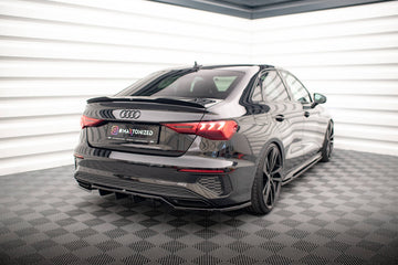 Rear Splitter (with vertical bars) Audi A3 S-Line Sedan 8Y - 0