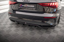 Rear Splitter (with vertical bars) Audi A3 S-Line Sedan 8Y-3