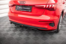 Rear Splitter (with vertical bars) Audi A3 Sportback 8Y-2
