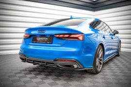 Rear Splitter (with vertical bars) Audi A5 S-Line F5 Facelift - 0