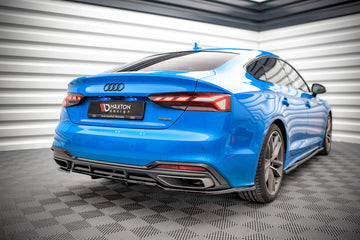 Rear Splitter (with vertical bars) Audi A5 S-Line F5 Facelift - 0
