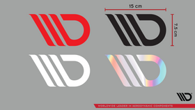 Maxton Sticker White 01 Signet Sticker Without Inscription 15x7,5 cm white