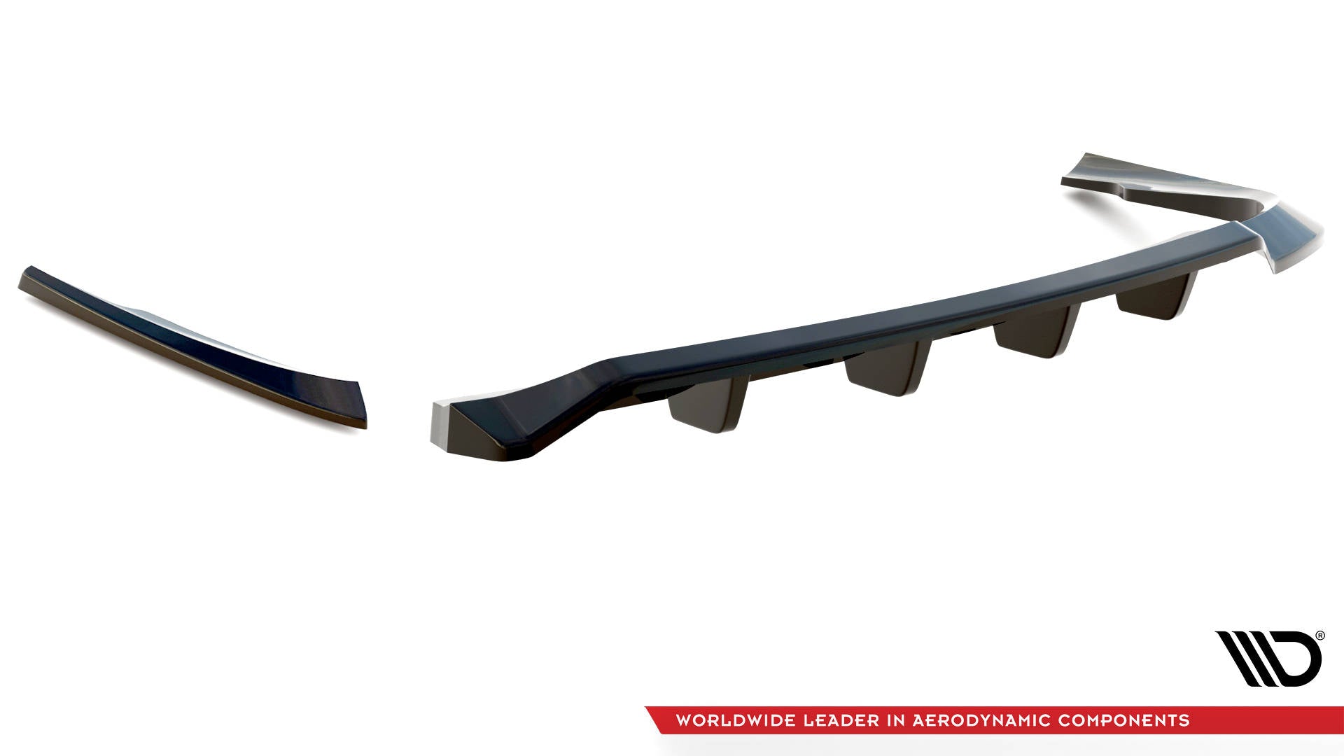 Central Rear Splitter (with vertical bars) Volvo C70 Mk1