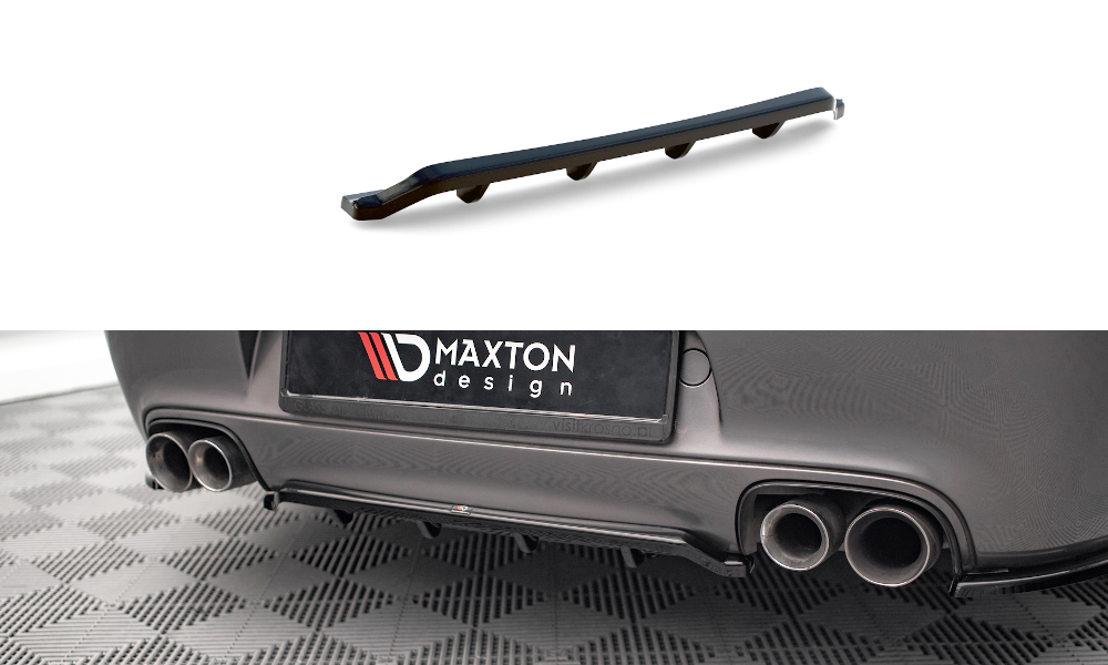 Central Rear Splitter (with vertical bars) Porsche 911 Carrera / Carrera GTS 997 Facelift