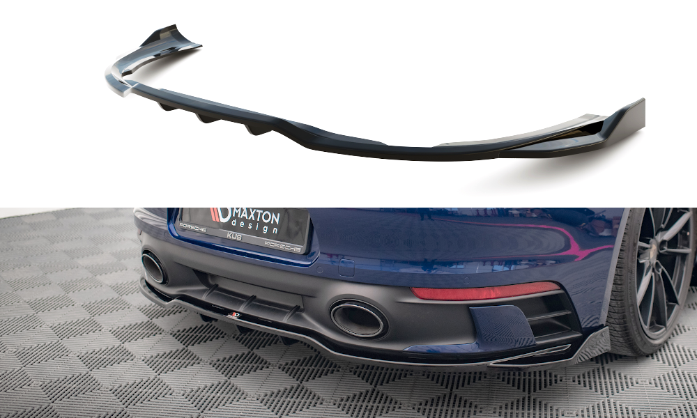 Central Rear Splitter (with vertical bars) V.2 Porsche 911 Carrera Aero / Carrera GTS 992