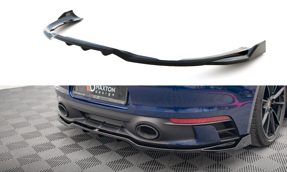 Rear Splitter (with vertical bars) V.2 Porsche 911 Carrera Aero / Carrera GTS 992