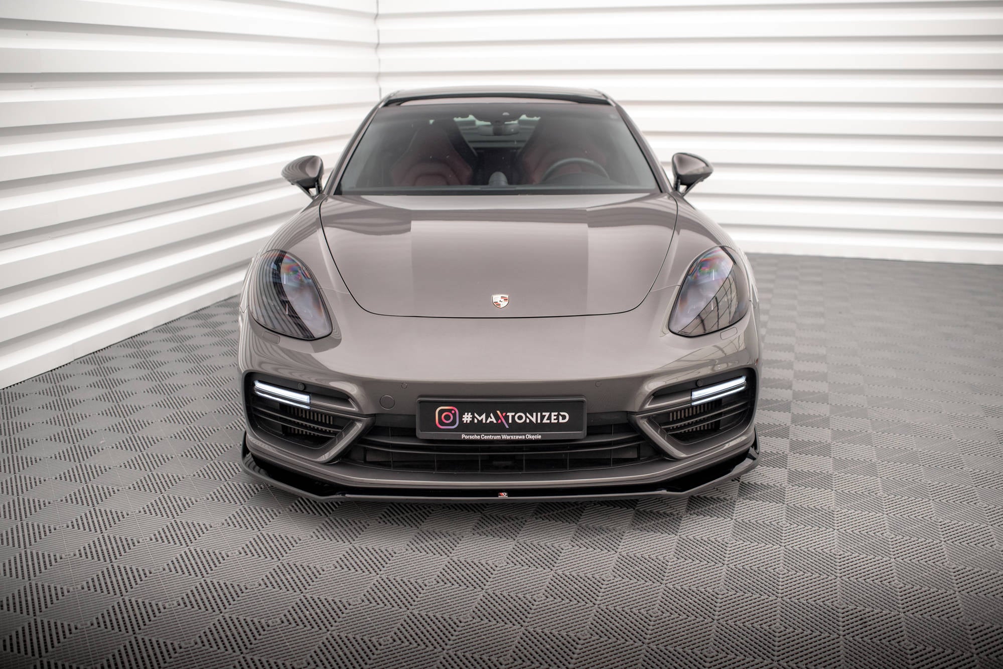 Front Splitter V.2 Porsche Panamera Turbo S E-Hybrid