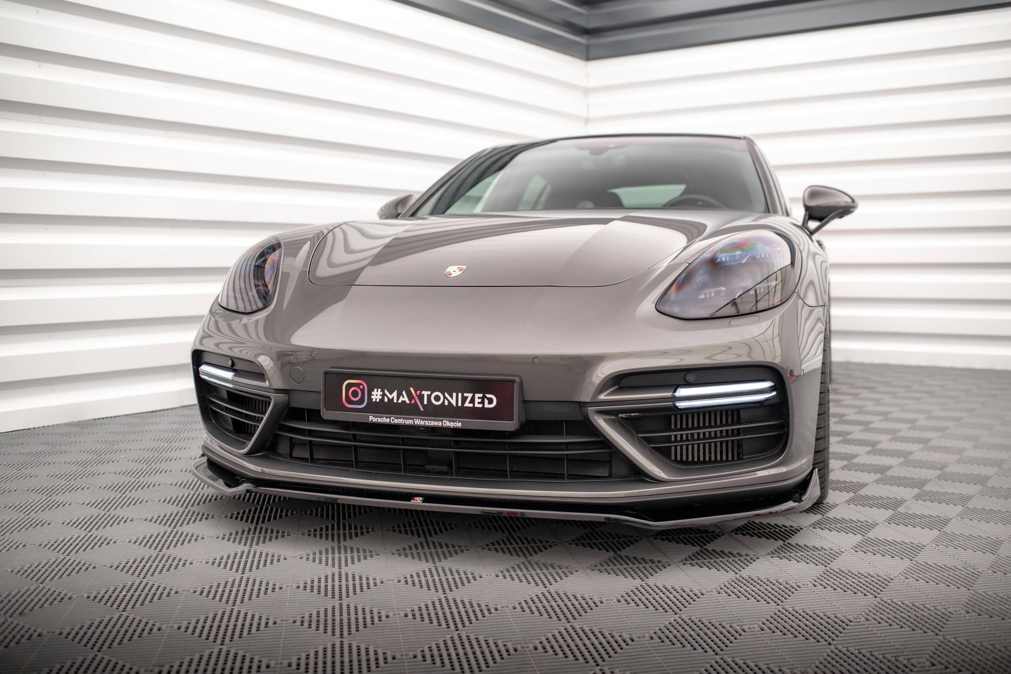 Front Splitter V.2 Porsche Panamera Turbo S E-Hybrid