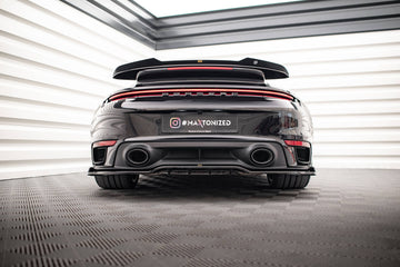 Rear Splitter (with vertical bars) Porsche 911 Turbo S 992 - 0