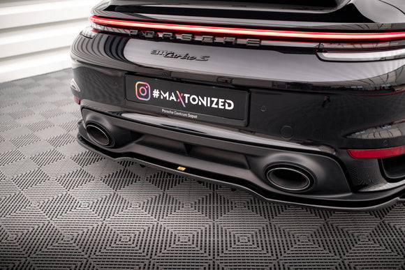 Rear Splitter (with vertical bars) Porsche 911 Turbo S 992
