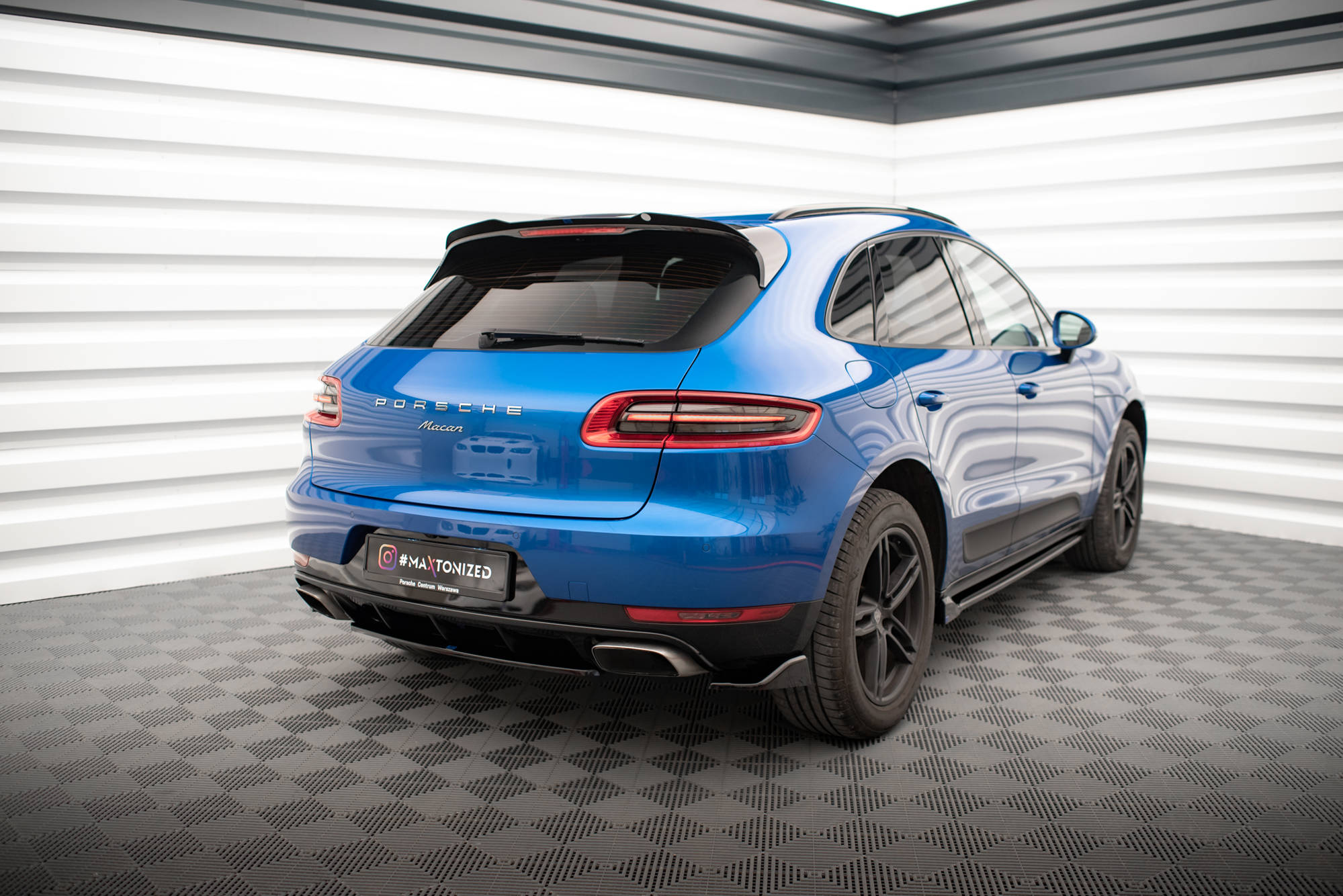 Rear Side Splitters Porsche Macan Mk1