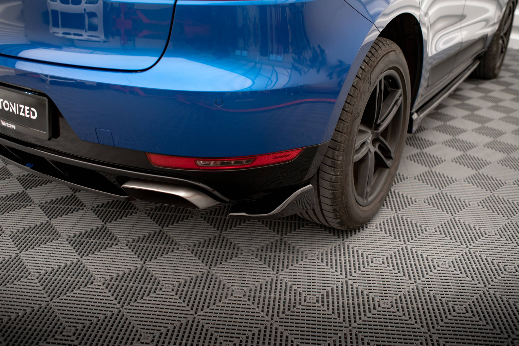 Rear Side Splitters Porsche Macan Mk1