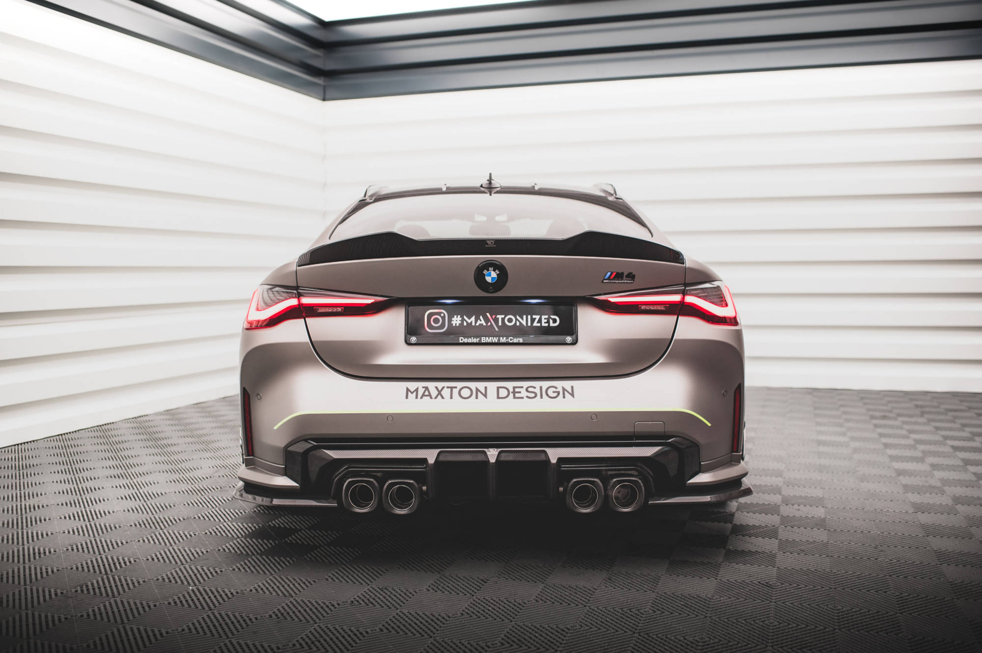 Prepreg Carbon Fiber Tailgate Spoiler BMW M4 G82 / M440i G22 / 4 M-Pack G22