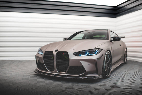 Prepreg Carbon Fiber Front Splitter V.2 BMW M4 G82