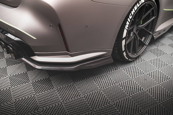 Carbon Fiber Rear Side Splitters BMW M4 G82