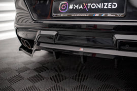 Rear Splitter (with vertical bars) BMW X6 M F96 - 0